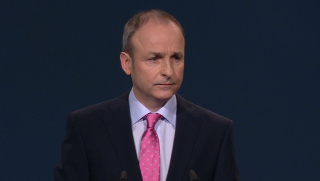 Micheál Martin gave his address to the delegates at the 75th Fianna Fáil Ard Fheis Micheál Martin gave his address to the delegates at the 75th Fianna Fáil Ard Fheis
