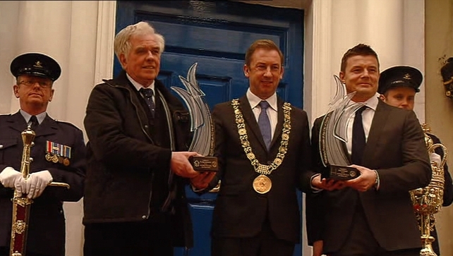 The Lord Mayor said Peter McVerry (L) and Brian ODriscoll are two individuals who are a fantastic inspiration to everyone The Lord Mayor said Peter McVerry (L) and Brian ODriscoll are two individuals who are a fantastic inspiration to everyone