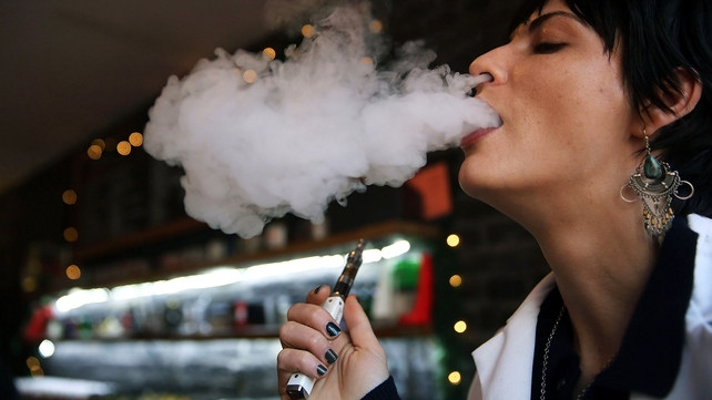 E-cigarettes deliver nicotine through a vapour E-cigarettes deliver nicotine through a vapour