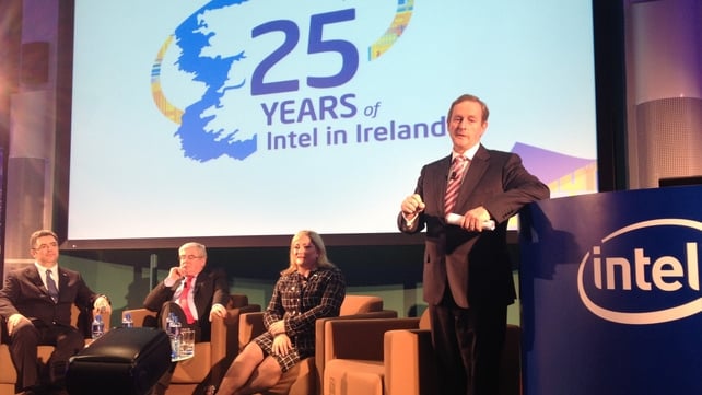 Intel's Leixlip plant in Co Kildare is now by far its largest in Europe Intel's Leixlip plant in Co Kildare is now by far its largest in Europe