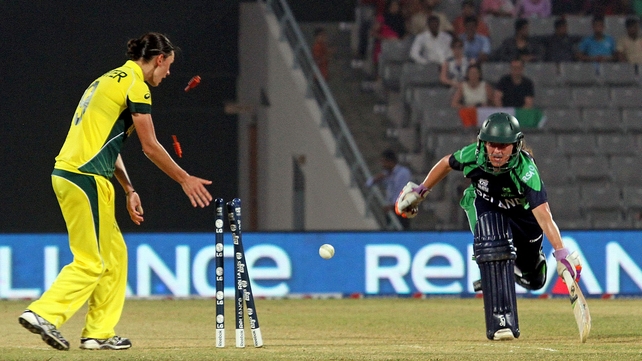 Isobel Joyce claimed 28 for Ireland before being run out