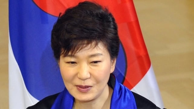 South Korean President Park Geun-hye said the two Koreas must put confrontation behind them South Korean President Park Geun-hye said the two Koreas must put confrontation behind them