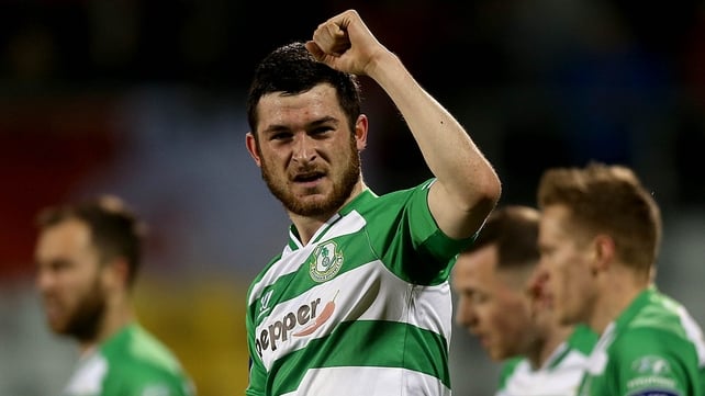 Ryan Brennan scored Shamrock Rovers' second goal at Tallaght Stadium