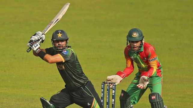 Ahmed Shehzad on his way to a century for Pakistan