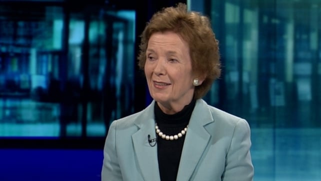 Mary Robinson said State visit by President Michael D Higgins was an important event Mary Robinson said State visit by President Michael D Higgins was an important event