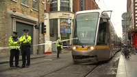 Woman dies after collision between Luas and car Woman dies after collision between Luas and car