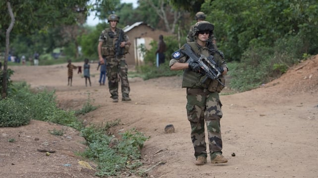 French and African peacekeepers have been struggling to halt the violence French and African peacekeepers have been struggling to halt the violence