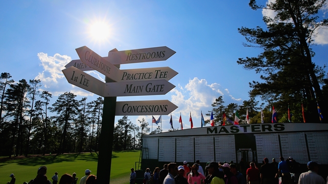 Graeme McDowell was the first of the Irish to tee off this afternoon