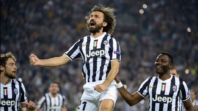 Andrea Pirlo scored another one of his trademark free kicks