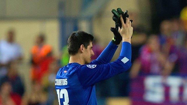 Atletico Madrid goalkeeper Thibaut Courtois may yet be able to play against Chelsea
