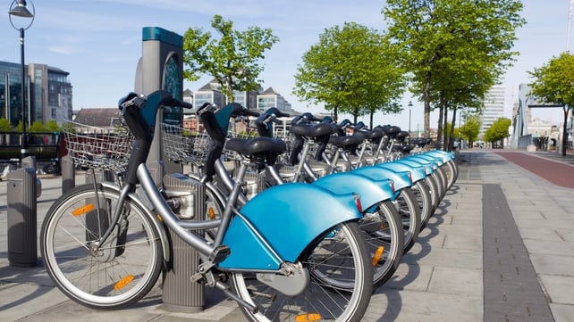 The increase is partly down to the use of the dublinbikes scheme The increase is partly down to the use of the dublinbikes scheme