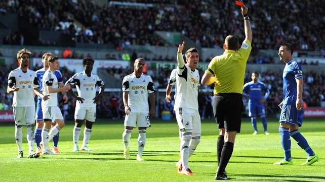 Chico Flores is given his marching orders