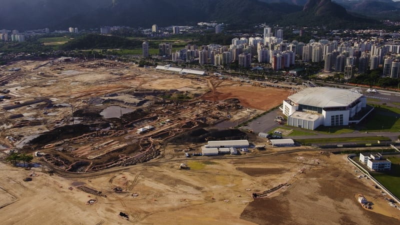 The Rio 2016 Olympic Park as photographed last November