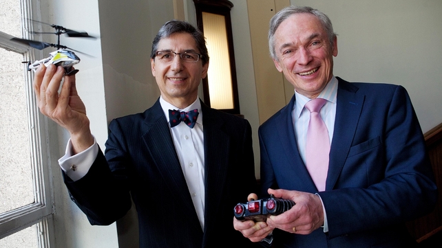 John Contas, executive VP of Lobo Leasing, with Minister for Enterprise Richard Bruton John Contas, executive VP of Lobo Leasing, with Minister for Enterprise Richard Bruton