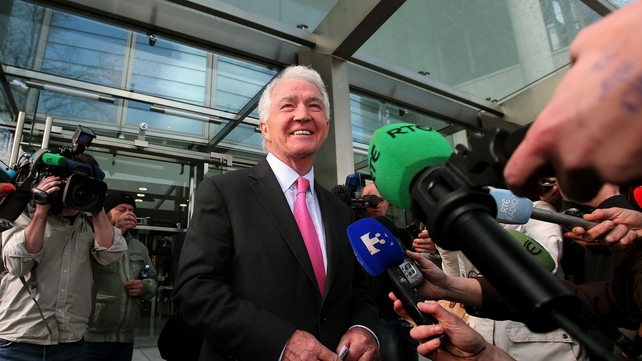 Seán FitzPatrick speaking to the media outside the court Seán FitzPatrick speaking to the media outside the court