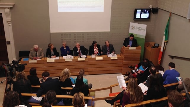 Report on Traveller ethnicity was published at Leinster House Report on Traveller ethnicity was published at Leinster House
