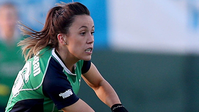 Anna O'Flanagan, in action here in the first Test, scored in the second Test