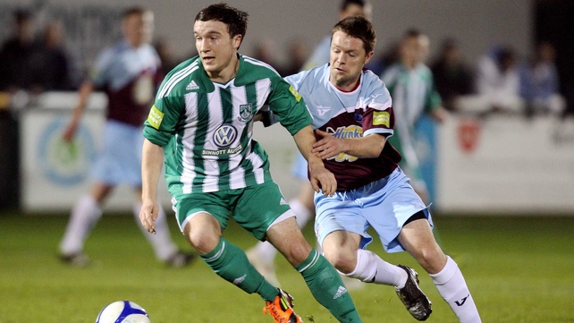Graham Kelly missed a penalty for Bray