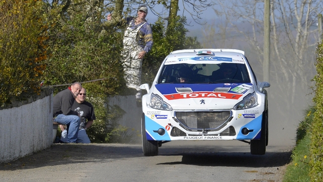 Craig Breen and Martin Scott in action in the Circuit of Ireland