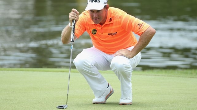 Lee Westwood's lead has dwindle to a single shot