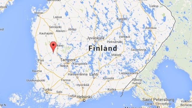 The plane went down in Jamijarvi, western Finland (Pic: Google Maps) The plane went down in Jamijarvi, western Finland (Pic: Google Maps)