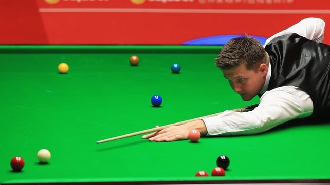Ryan Day edged into the second round at the Crucible