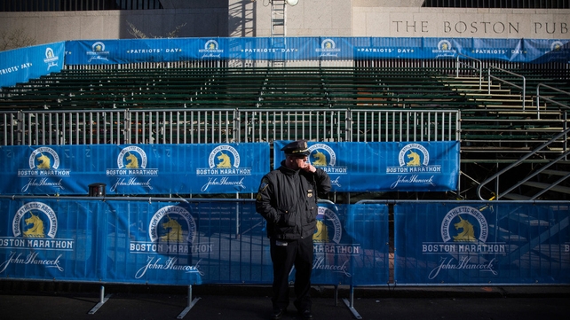 Heightened security measures include a ban on backpacks in the race corridor Heightened security measures include a ban on backpacks in the race corridor