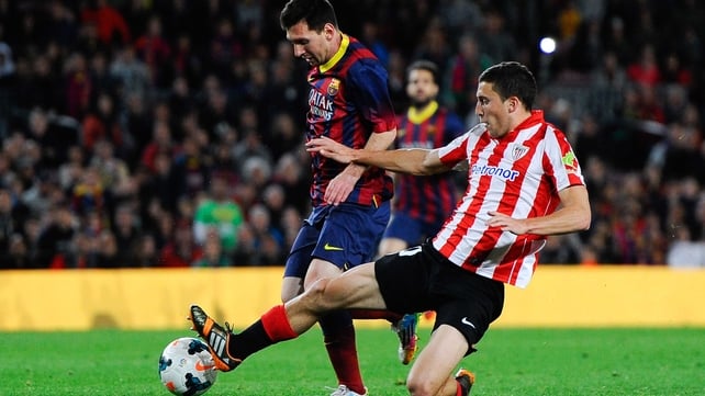 Lionel Messi scored the winner for Barcelona at Athletic Bilbao