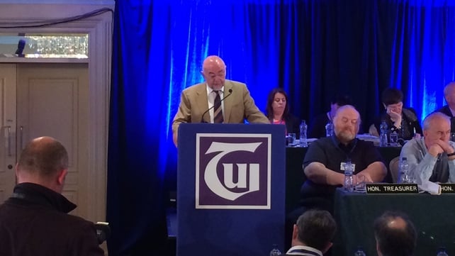 Minister Ruairi Quinn made the announcement at the TUI conference Minister Ruairi Quinn made the announcement at the TUI conference