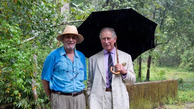Mark Shand pictured with his brother-in-law Prince Charles at Vazhachal Forest Range in India in 2013 Mark Shand pictured with his brother-in-law Prince Charles at Vazhachal Forest Range in India in 2013