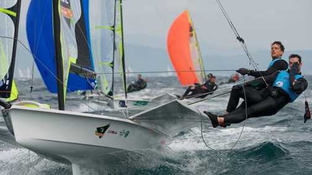 Ryan Seaton and Matt McGovern have won the silver medal. Picture: Franck Socha
