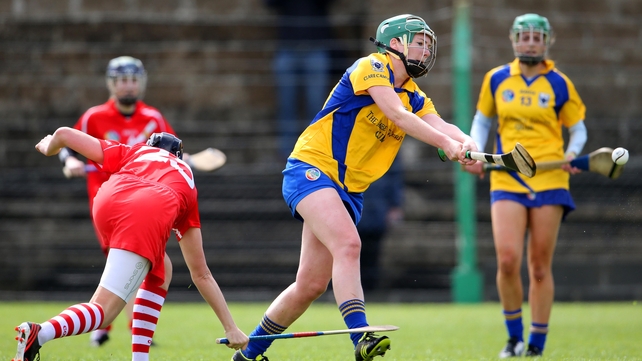 Fiona Lafferty smashes home the game's only goal
