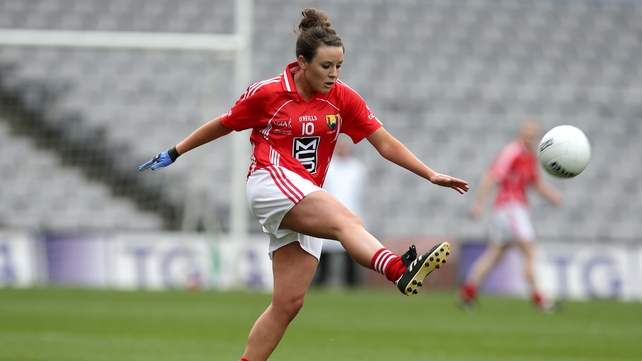 Orlagh Farmer set Cork on their way when converting a penalty early on