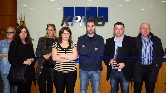 IBRC mortgage holders are staging a sit-in at KPMG's Dublin offices IBRC mortgage holders are staging a sit-in at KPMG's Dublin offices