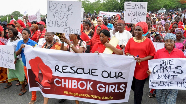 The girls were abducted nearly three weeks ago in the town of Chibok The girls were abducted nearly three weeks ago in the town of Chibok