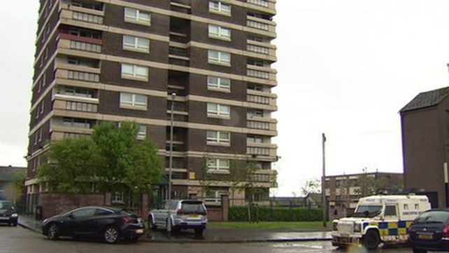 Explosives were found at Maeve House earlier this week Explosives were found at Maeve House earlier this week