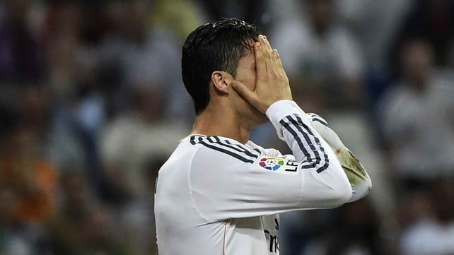 Cristiano Ronaldo had a frustrating evening but managed to level the game in stoppage time