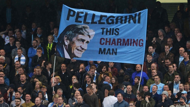 Manuel Pellegrini looks set to lead Manchester City to the Premier League title
