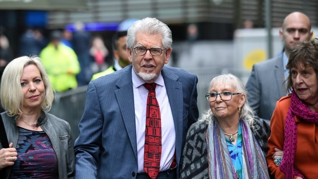 Rolf Harris was accompanied by his wife Alwen and other family members Rolf Harris was accompanied by his wife Alwen and other family members