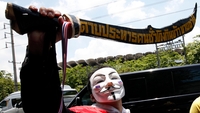 Thai police fire teargas at protesters in Bangkok Thai police fire teargas at protesters in Bangkok