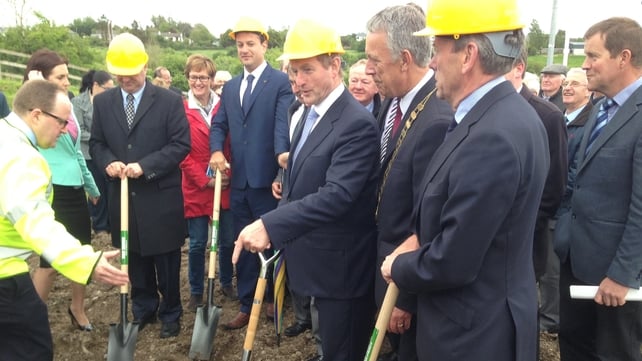Enda Kenny said the infrastructure was much needed Enda Kenny said the infrastructure was much needed
