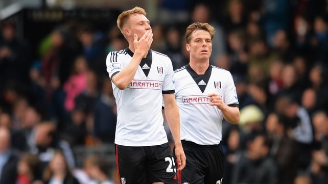 Cauley Woodrow celebrates his equalising goal