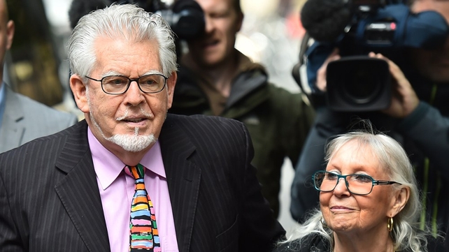 Rolf Harris arrives with his wife Alwen Hughes at Southwark Crown Court in central London Rolf Harris arrives with his wife Alwen Hughes at Southwark Crown Court in central London
