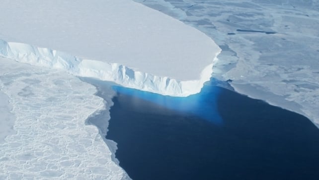 Scientists say the thinning of the ice is likely to be related to global warming Scientists say the thinning of the ice is likely to be related to global warming