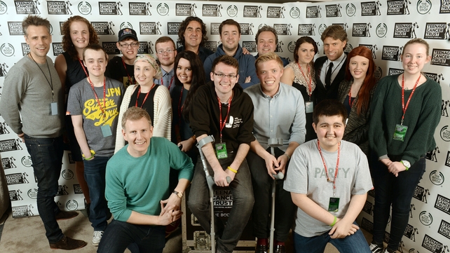 Stephen Sutton (centre, in black top) was diagnosed with bowel cancer when he was 15 Stephen Sutton (centre, in black top) was diagnosed with bowel cancer when he was 15