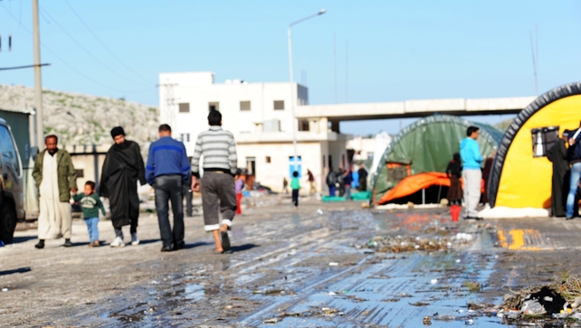 Two suicide bombers also killed 16 people at the Bab al-Hawa border crossing in January Two suicide bombers also killed 16 people at the Bab al-Hawa border crossing in January