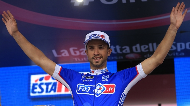 Nacer Bouhanni claimed his third stage victory on this year's Giro