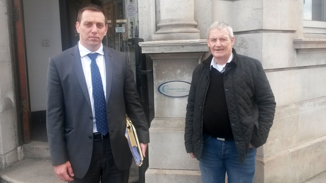 Solicitor Padraig O Muirigh (left) and Jim Rowntree spoke after the hearing Solicitor Padraig O Muirigh (left) and Jim Rowntree spoke after the hearing