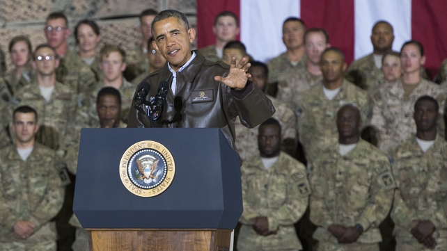 Barack Obama made a surprise visit to US troops in Afghanistan at the weekend Barack Obama made a surprise visit to US troops in Afghanistan at the weekend
