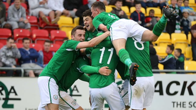 And the lads celebrate